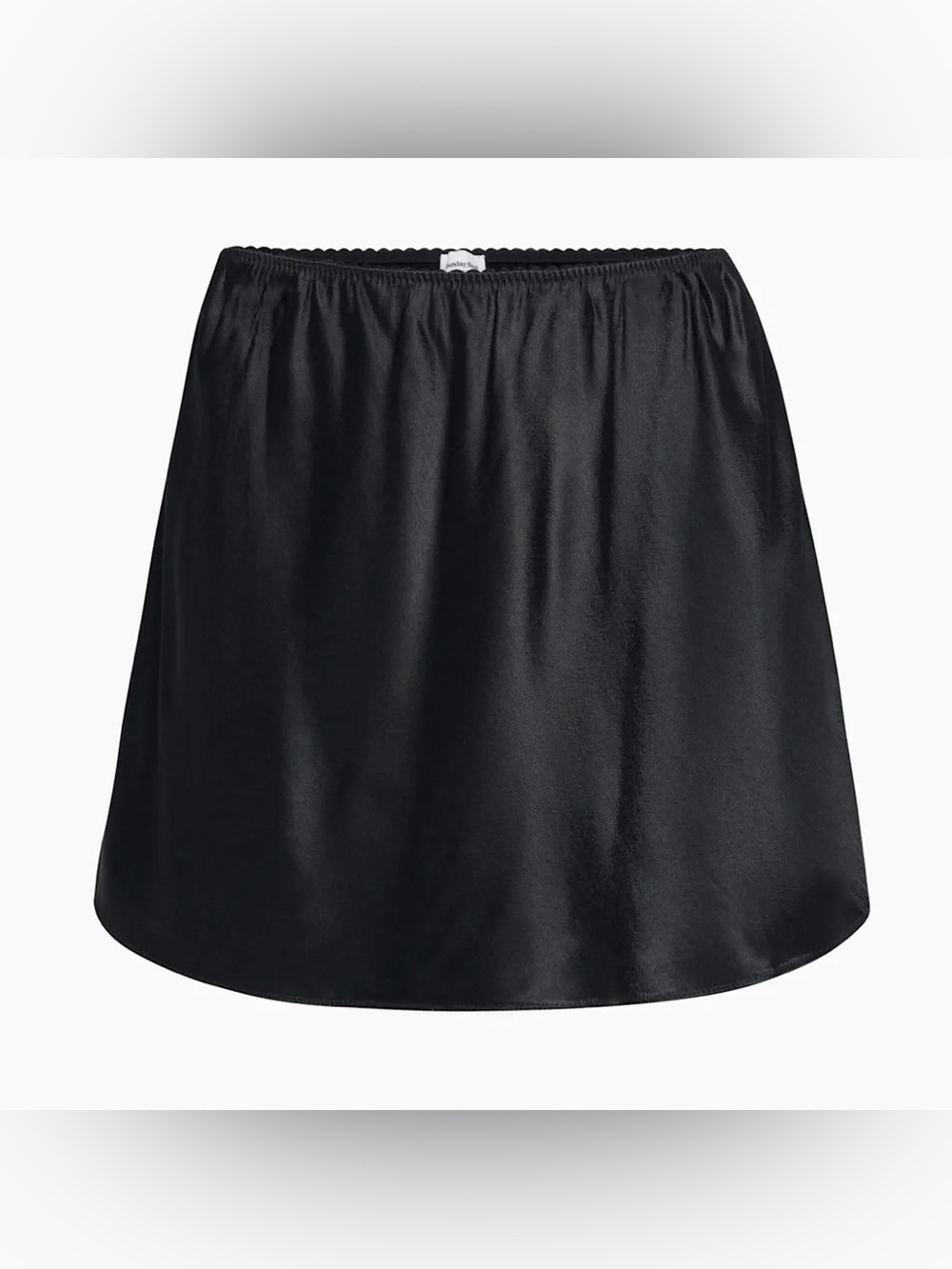 SUNDAY BEST ARITZIA Temple Black Half Slip Skirt